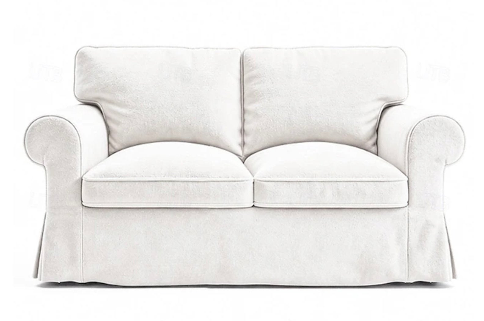 Witte Ikea Ektorp hoes voor tweezits bank, Ophalen, Gebruikt, 150 tot 200 cm, Tweepersoons