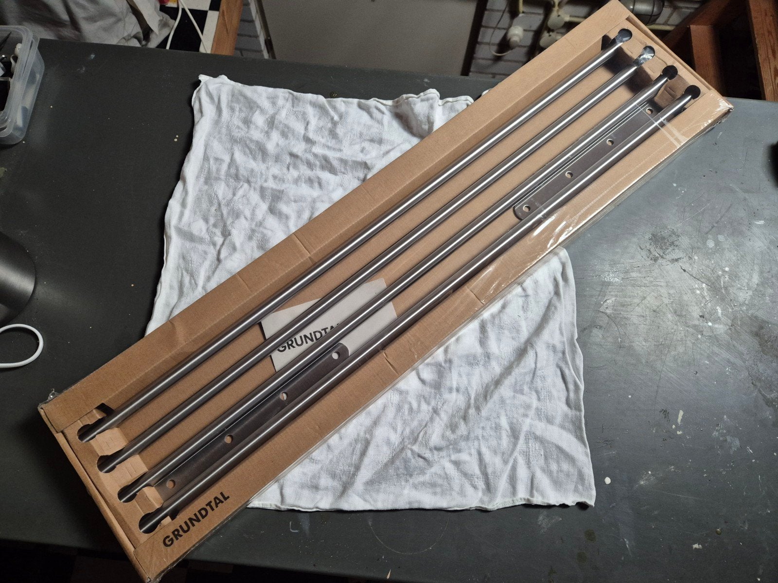 IKEA Grundtal droogrek wand, 80 cm, nieuw, nog in verpakking, Badkamerrek, Overige kleuren, Nieuw, Ophalen