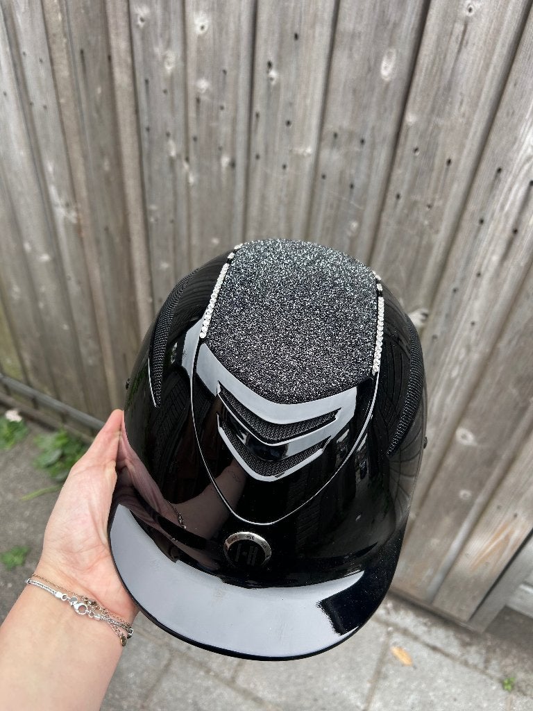 ONEK avance glossy  glitter Swarovski, Dieren en Toebehoren, Paardrijkleding, Dressuur, Kinderen, Ophalen of Verzenden, Zo goed als nieuw