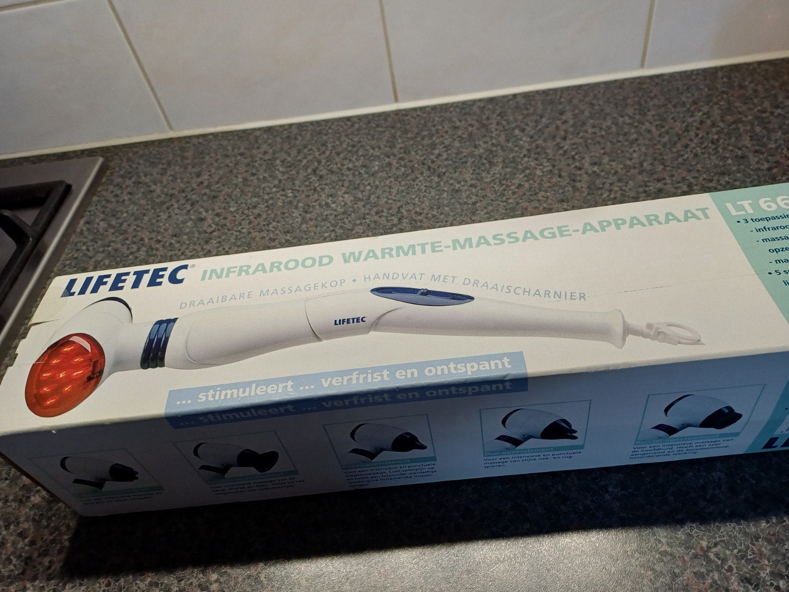 Te koop in doos warmte massage voor 10 euro, Ophalen, Apparaat