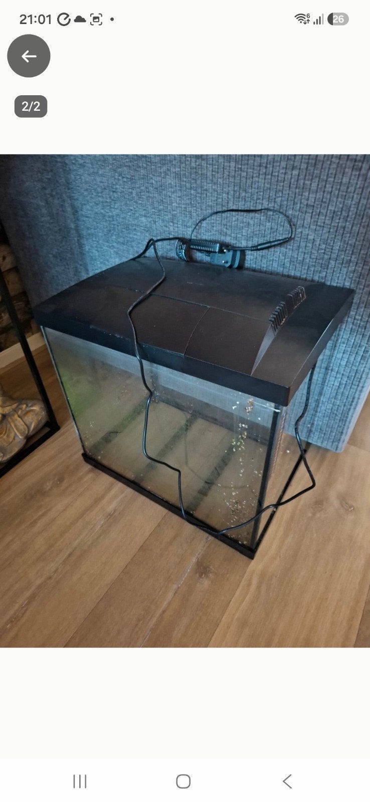 aquarium te koop, Dieren en Toebehoren, Ophalen, Zo goed als nieuw, Leeg aquarium, Superfish