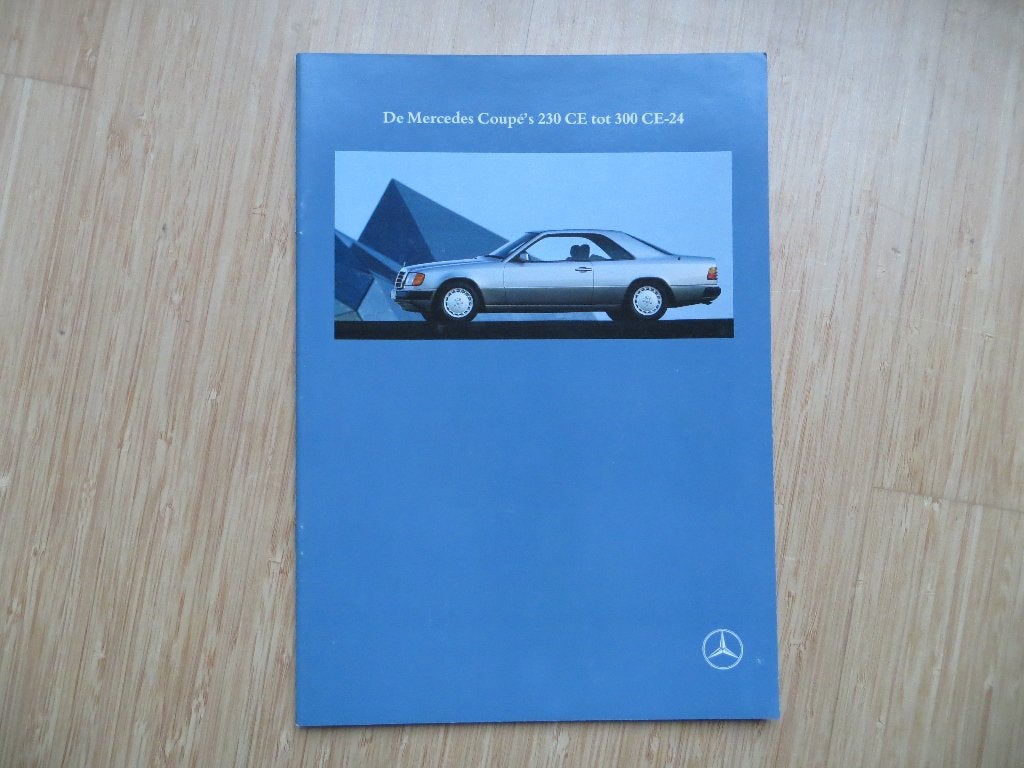 Folder Mercedes-Benz 230 CE, 300 CE, 300 CE-24 1991, Zo goed als nieuw, Mercedes-Benz, Mercedes, Ophalen of Verzenden