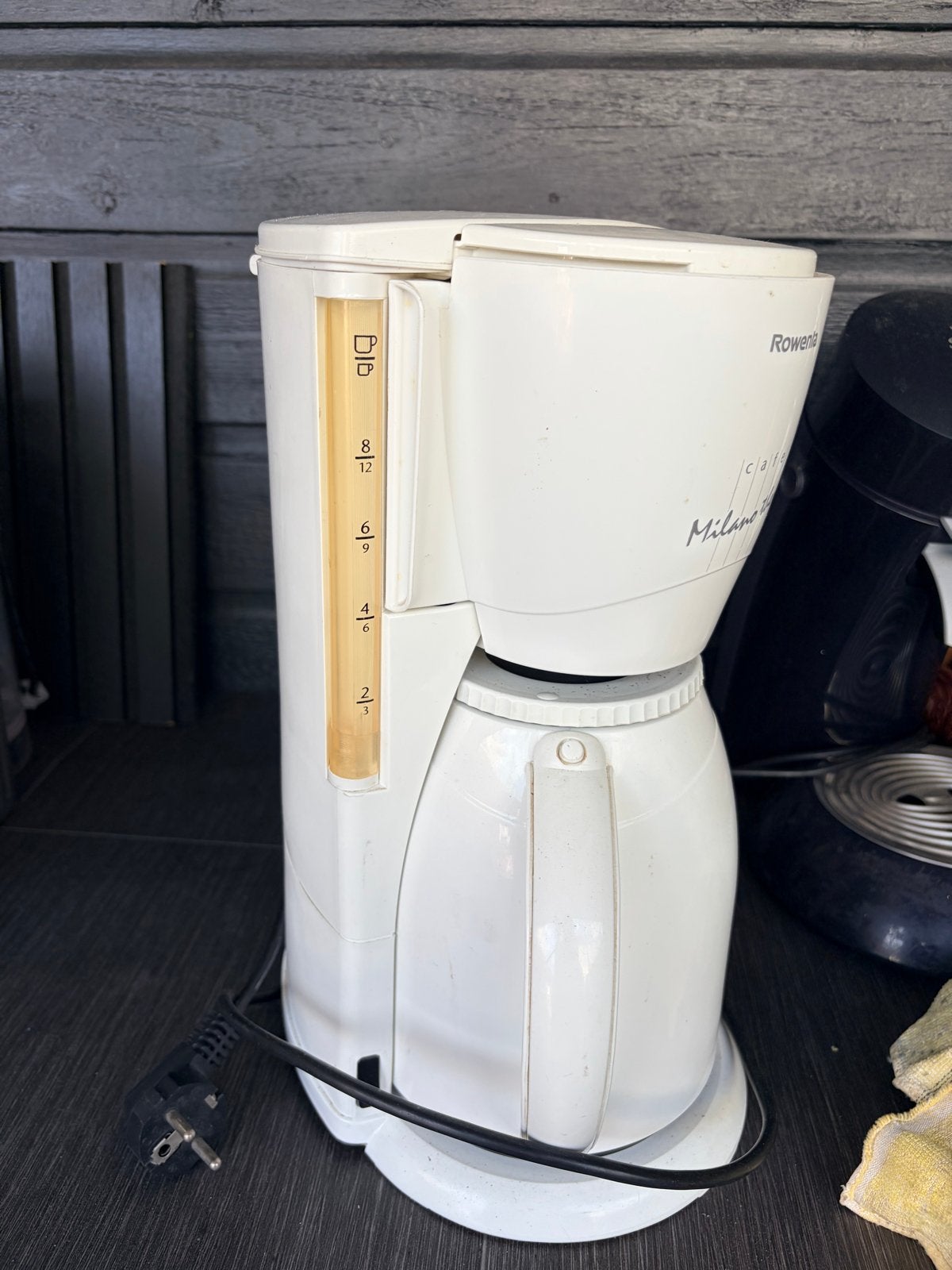 Rowenta Milano Therm Koffiezetapparaat - Wit, Witgoed en Apparatuur, Koffiezetapparaten, Gebruikt, 10 kopjes of meer, Koffiemachine