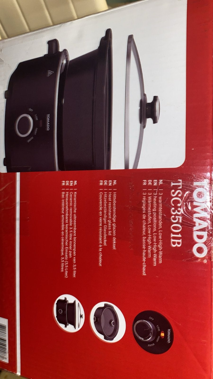 Tomado slow cooker nieuw in doos, Ophalen, Nieuw