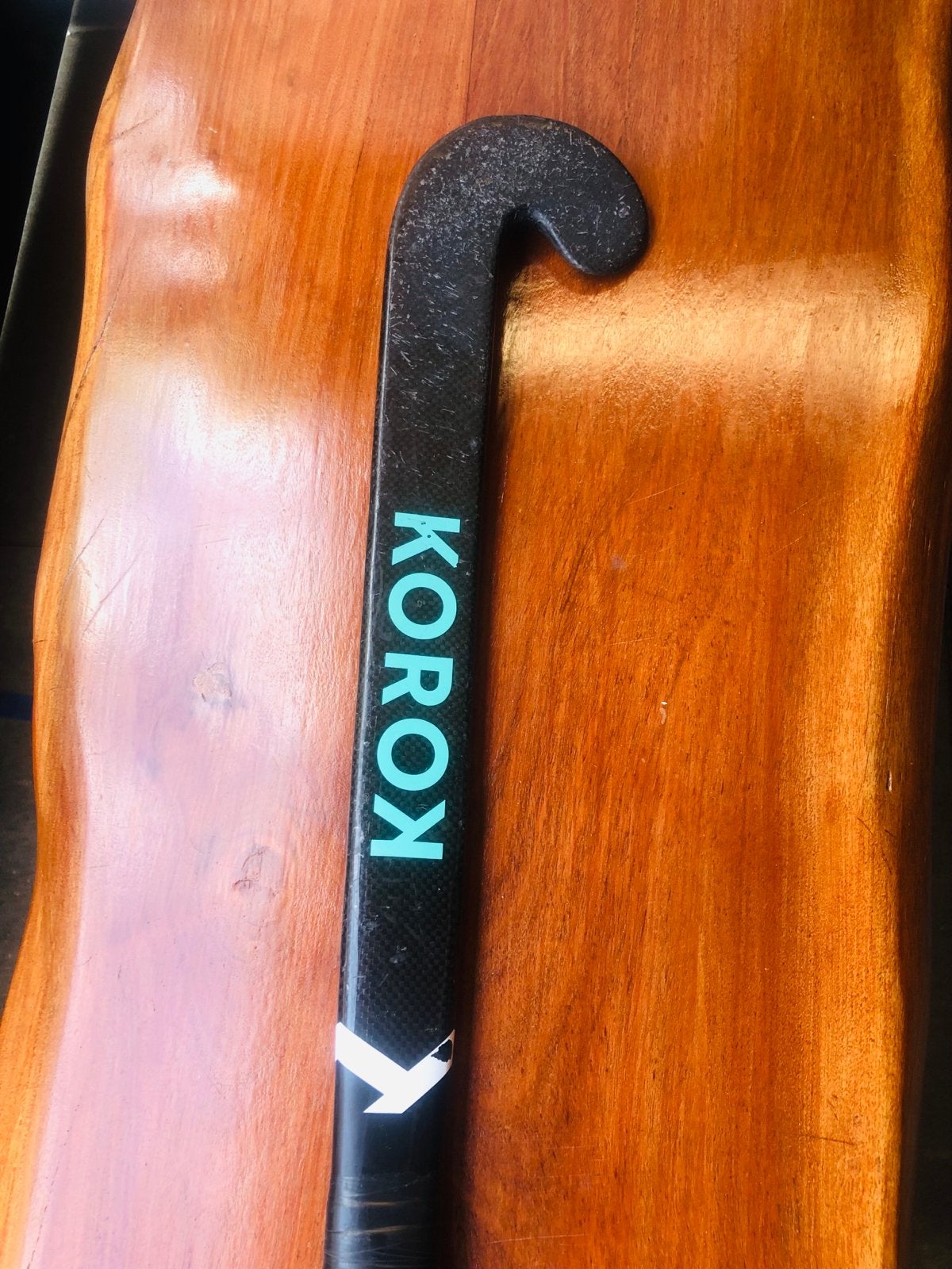 Korox hockeystick, Ophalen, Gebruikt