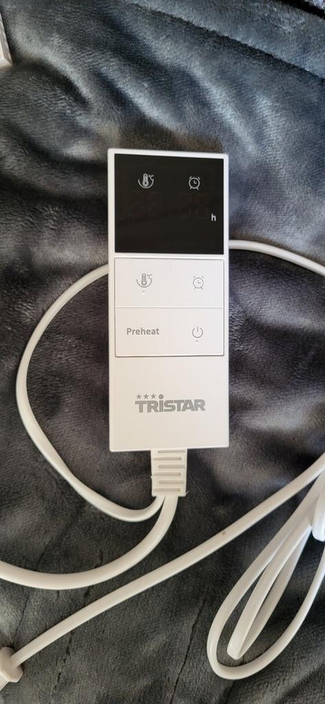 Tristar Elektrische Overdeken BW-4781 - Grijs, Eenpersoons, Nieuw, Ophalen of Verzenden, Deken of Dekbed