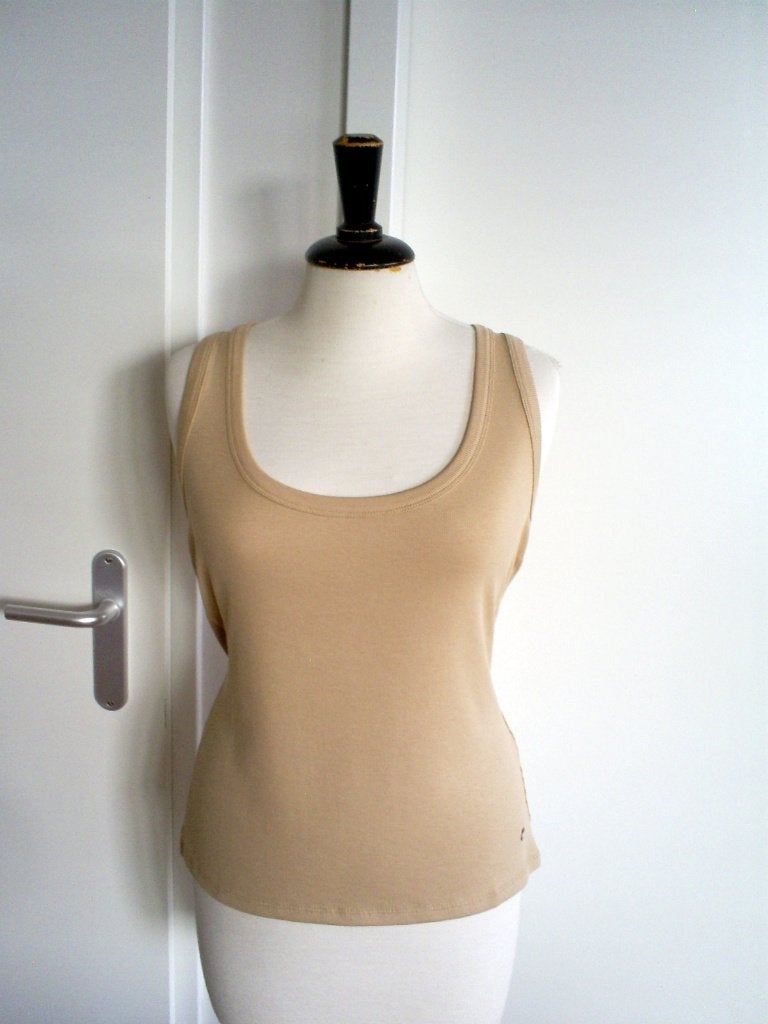 NIEUW __ camel kleurige MONARI top mt. 38, Maat 38/40 (M), Bruin, Monari, Nieuw