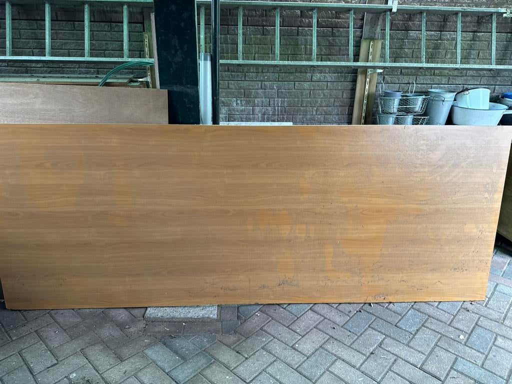 Meubelplaat, Doe-het-zelf en Verbouw, Hout en Planken, Gebruikt, Plank, Overige houtsoorten, 200 tot 250 cm, Minder dan 25 mm