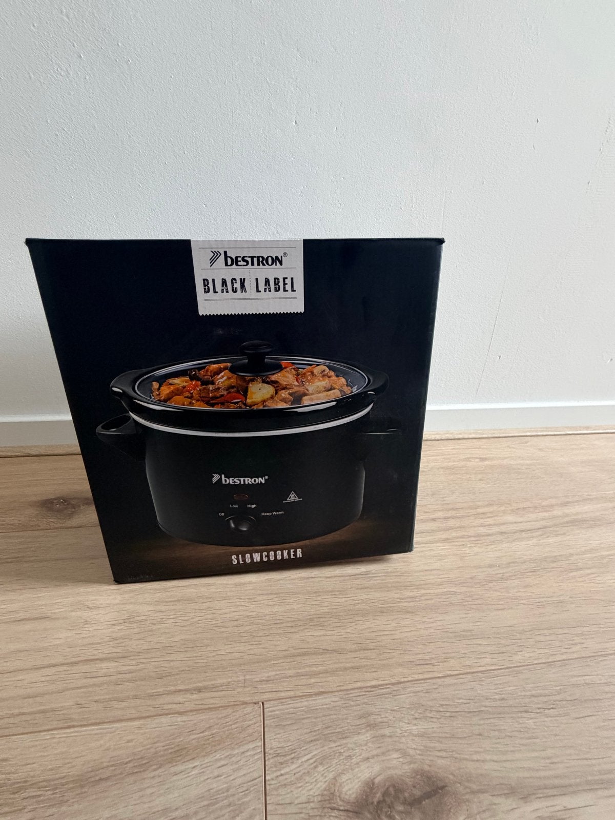 Bestron Black Label Slowcooker - 3.5L NIEUW, Witgoed en Apparatuur, Ophalen, Vaatwasmachinebestendig, Nieuw
