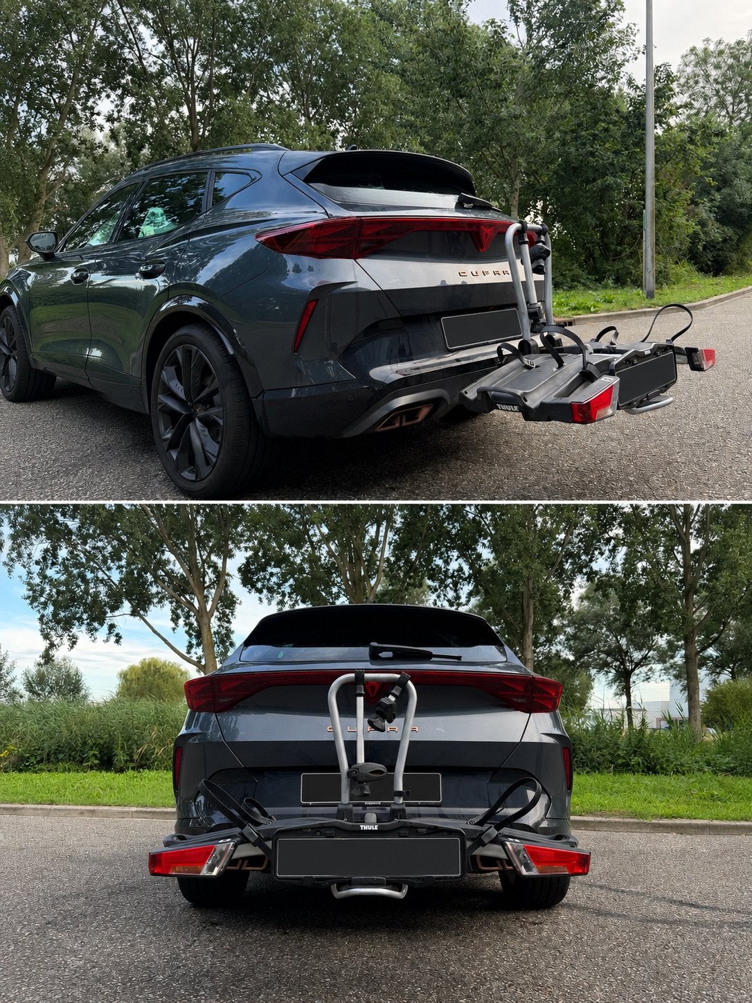 Te huur: Thule Easyfold XT fietsendrager, Ophalen, Zo goed als nieuw, Trekhaakdrager