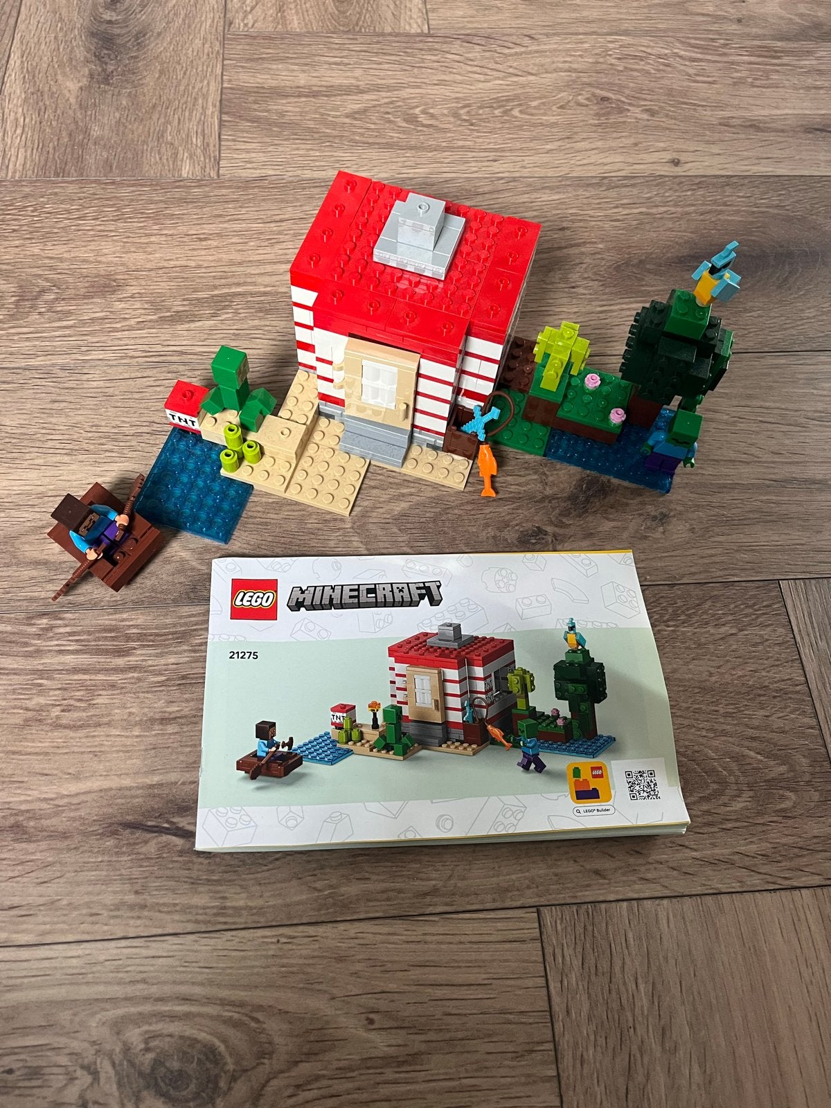 Lego Minecraft 21275 Het TNT junglehuis, Minecraft, Lego, Ophalen of Verzenden, Zo goed als nieuw