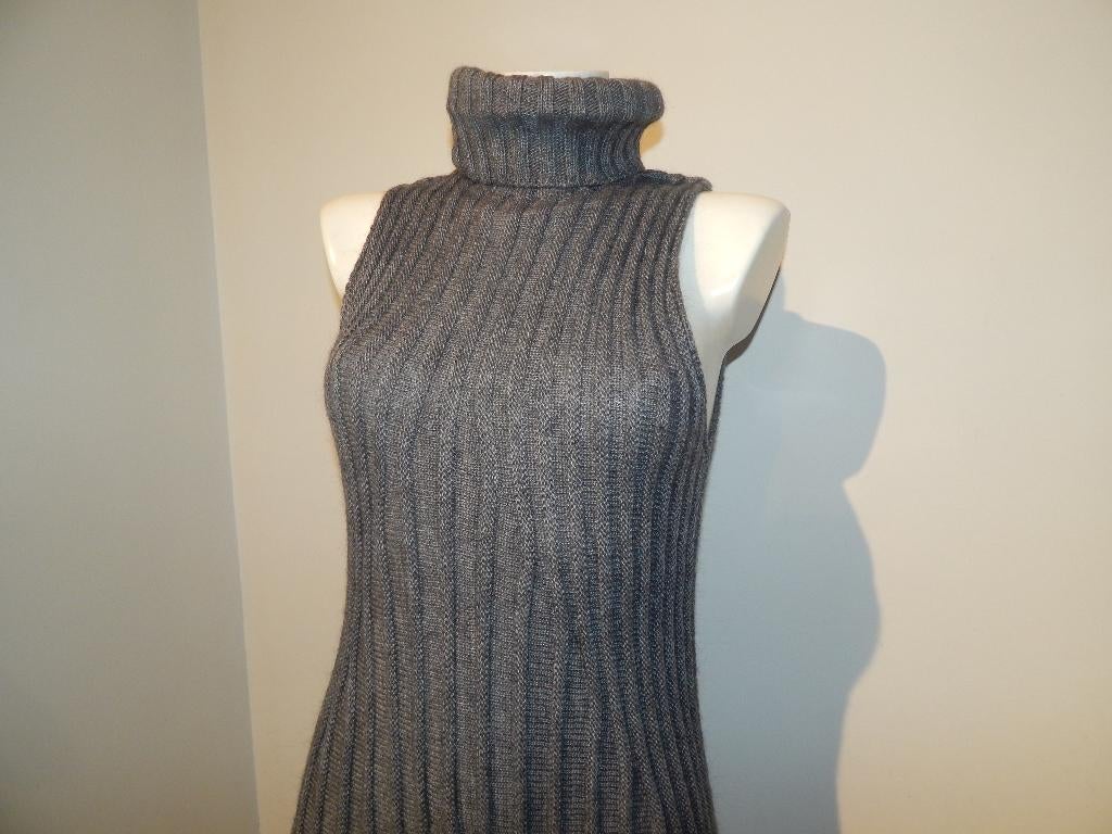 Sarah Pacini gebreid tuniek kabels super zacht kol One size, Verzenden, Sarah Pacini, Maat 42/44 (L), Zo goed als nieuw