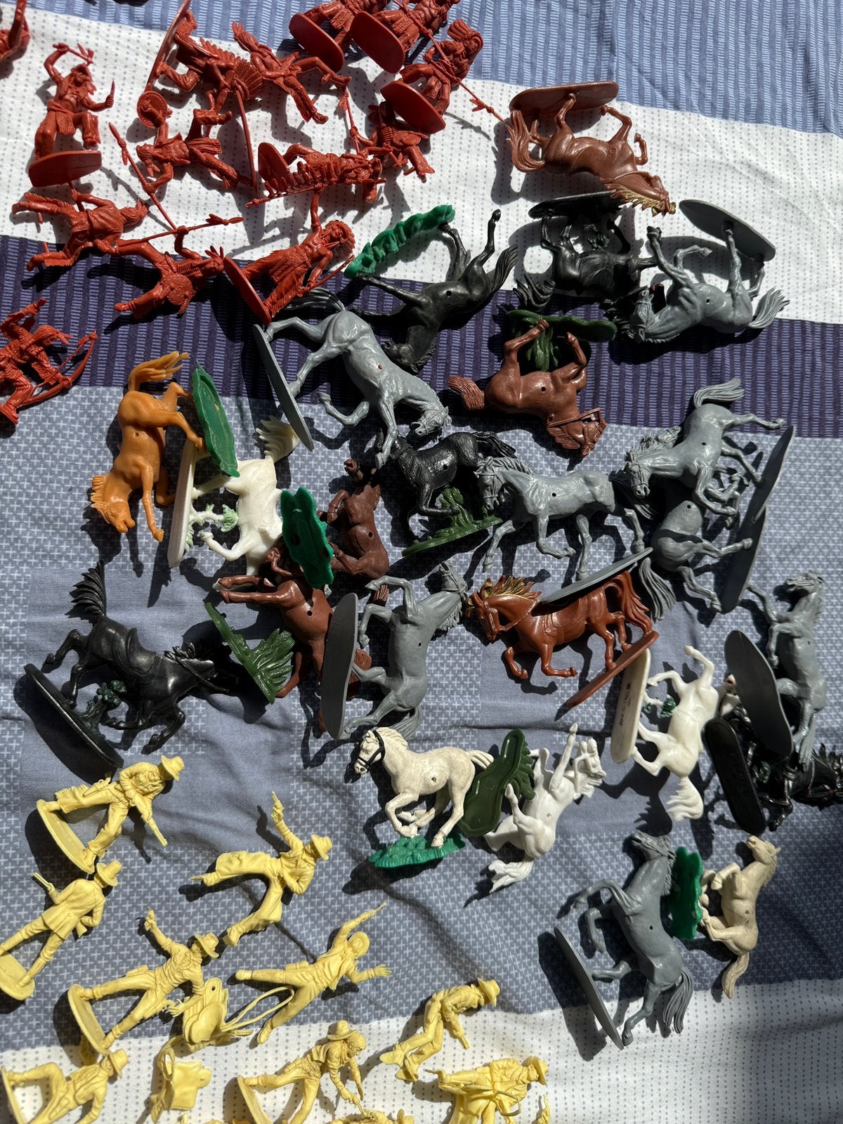 Cowboy en Indianen poppetjes en paardjes, Verzamelen, Ophalen of Verzenden, Gebruikt