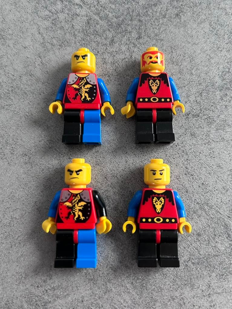 Lego Dragon Knight minifig lot, Verzenden, Zo goed als nieuw, Losse stenen, Lego
