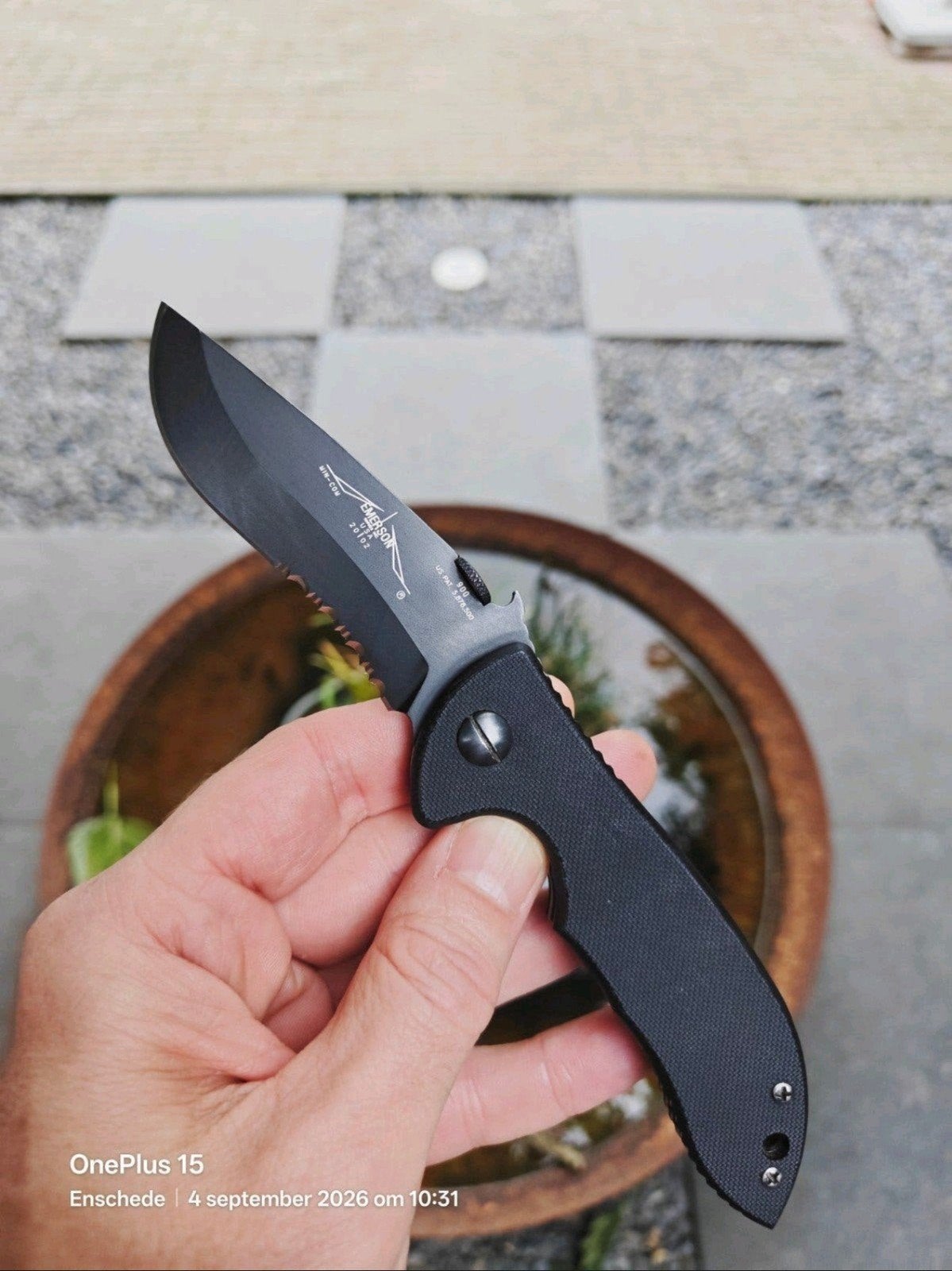 Emerson Knives Inc.Mini Commander 2002 zakmes.
Mini Comman, Ophalen of Verzenden, Zo goed als nieuw
