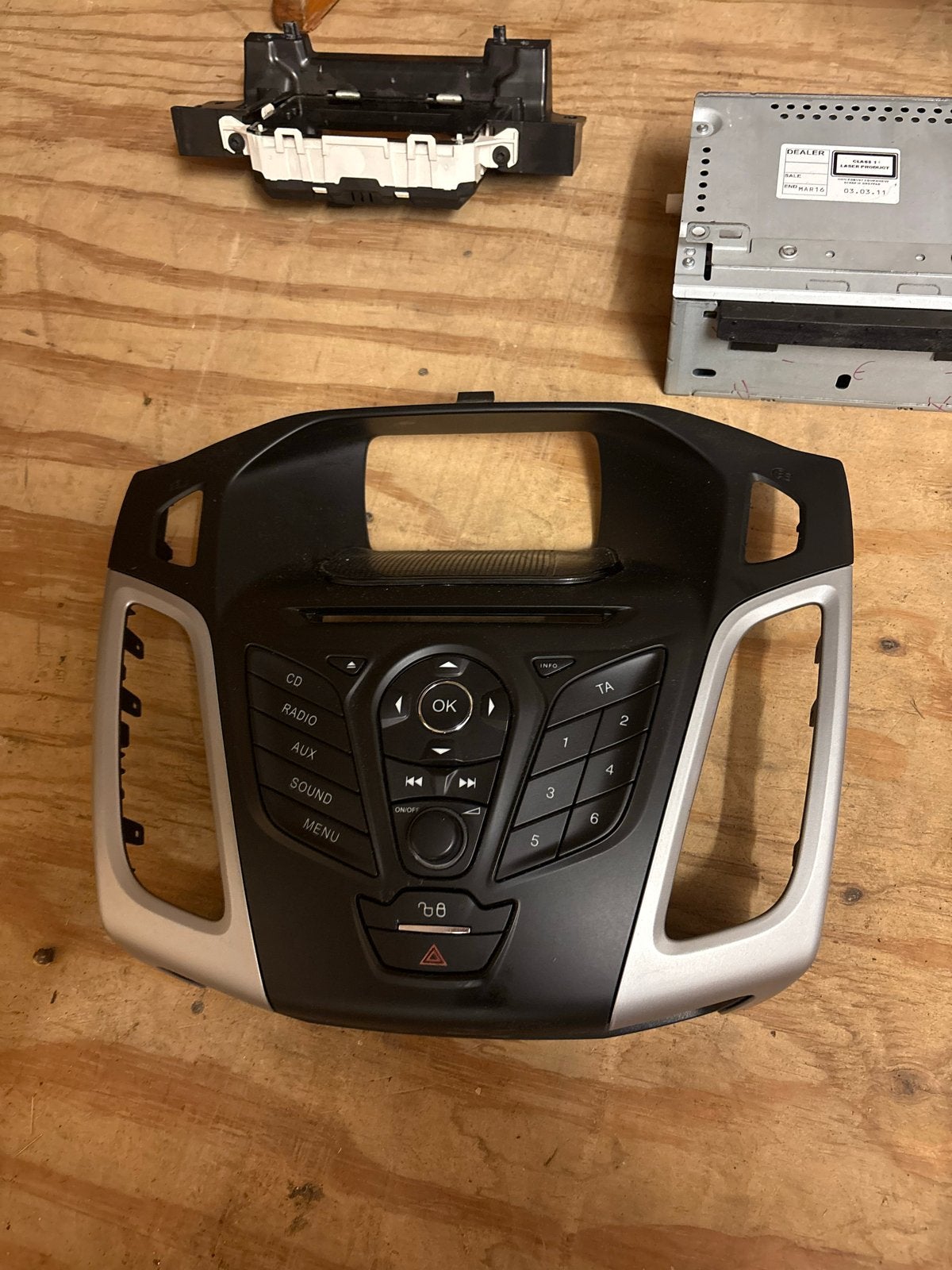 Ford Focus Radio Navigatie Paneel en Display (Gebruikt), Ophalen, Gebruikt