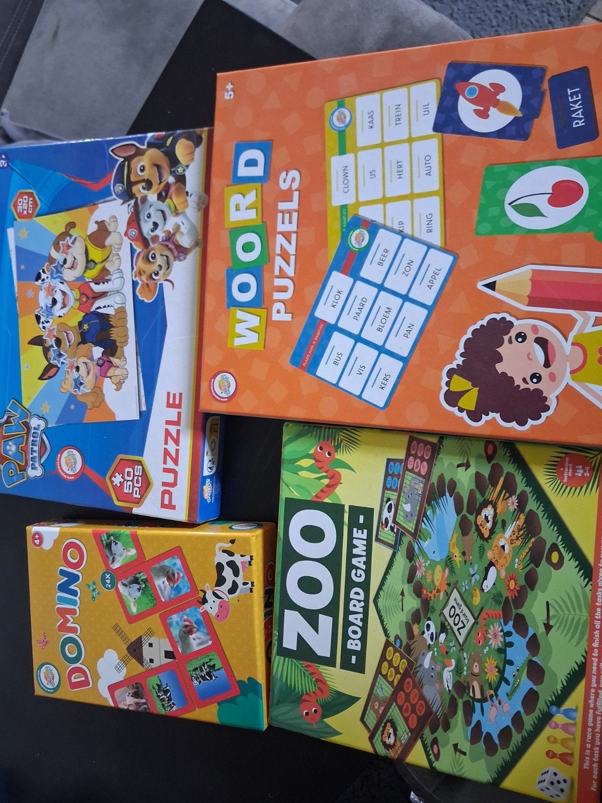 Grote collectie educatieve spellen en puzzels voor kinderen, Ophalen, Meer dan 50 stukjes, Gebruikt, 4 tot 6 jaar