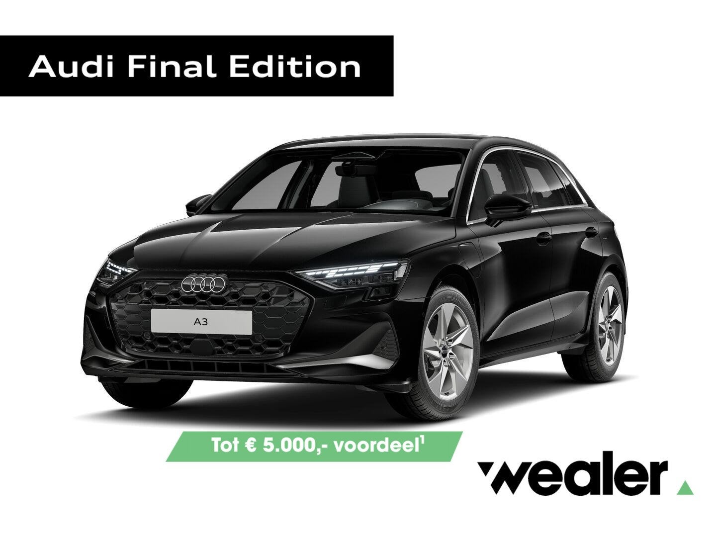 Audi A3 Sportback Advanced edition 40 TFSI e 150 kW / 204 PK, Auto's, Stof, 1498 cc, Zwart, Bedrijf