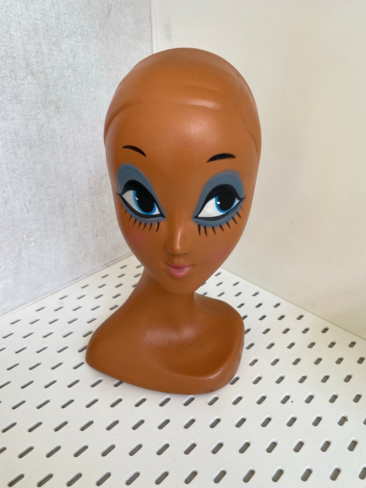Vintage Twiggy Mannequin Head / Hoofd – Jaren 70 Pop Art, Antiek en Kunst, Ophalen of Verzenden