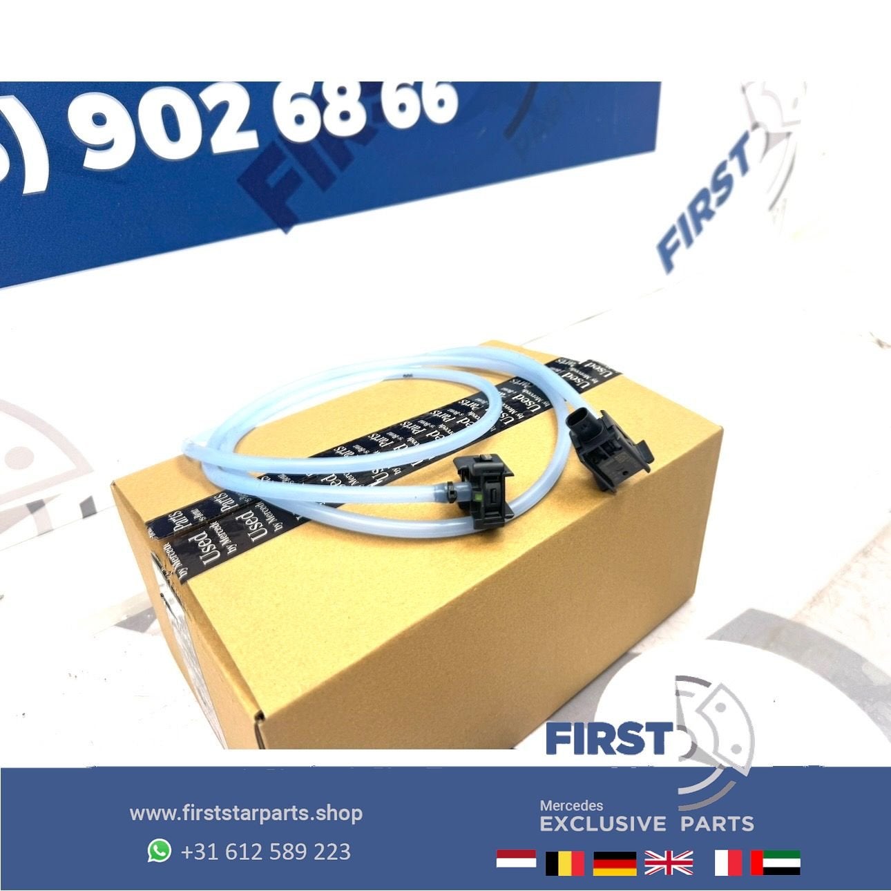 A2549050700 W254 GLC AIRBAG CRASH SENSOREN SET Mercedes GLC, Gebruikt, -, Ophalen of Verzenden, -