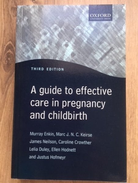 A guide effective care pregnancy/birth (prijs incl.prijs), Gelezen, Enkin, Verzenden, WO