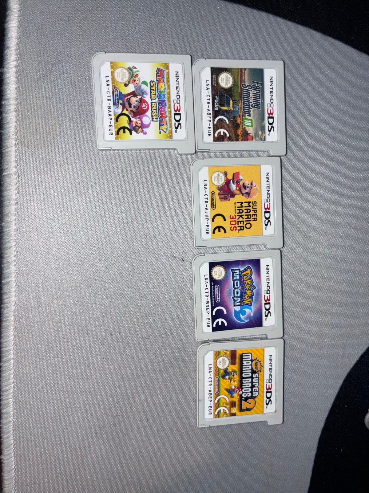 Nintendo 3DS XL met 5 games en beschermhoes, Zwart, 3DS XL, Ophalen of Verzenden, Gebruikt
