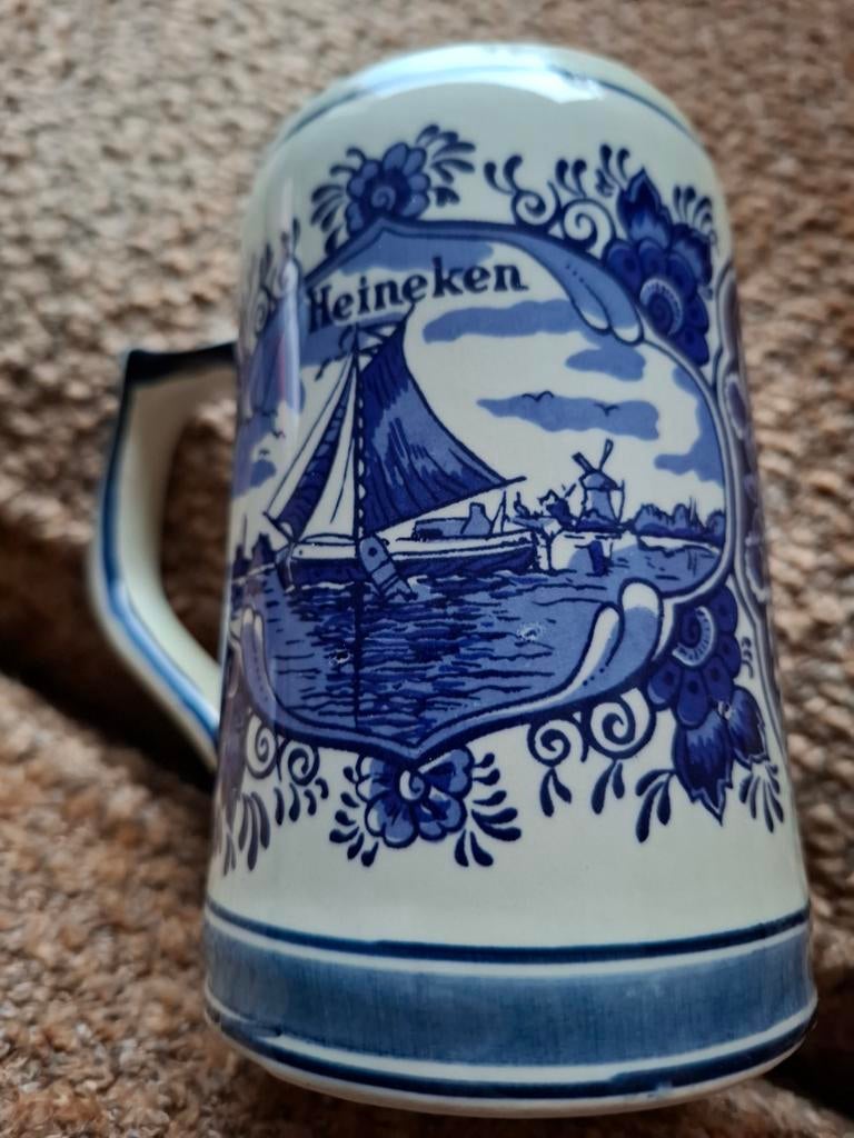 Heineken delft blauw, Verzamelen, Ophalen of Verzenden, Zo goed als nieuw