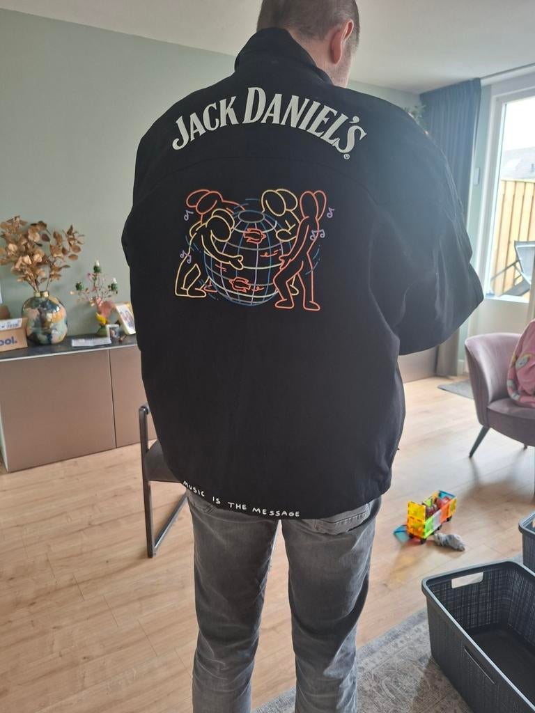 Jack Daniel's Franky Sticks Studio Jacket - Limited Edition, Kleding | Heren, Zwart, Overige maten, Ophalen of Verzenden, Zo goed als nieuw