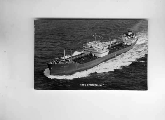 scheepvaart-foto/kaart-esso canterbury, Ophalen of Verzenden, Zo goed als nieuw, Boek of Tijdschrift