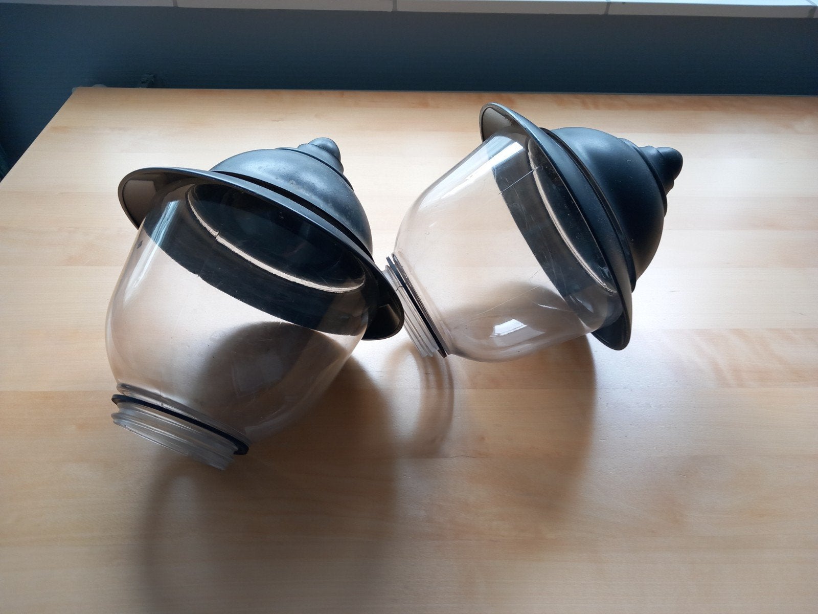 2x lampenkap voor buitenlantaarn, Tuin en Terras, Ophalen of Verzenden, Gebruikt
