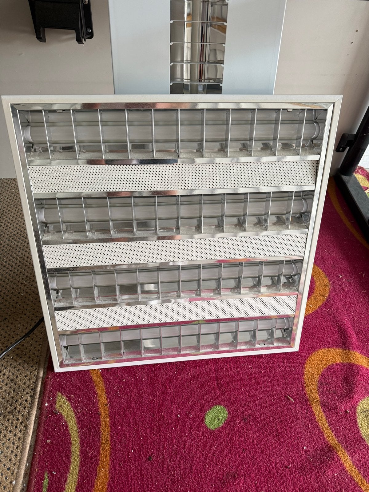LED panelen met stekker - 7 vierkant, 27 langwerpig, Huis en Inrichting, Metaal, Wit, Gebruikt, Prolumia