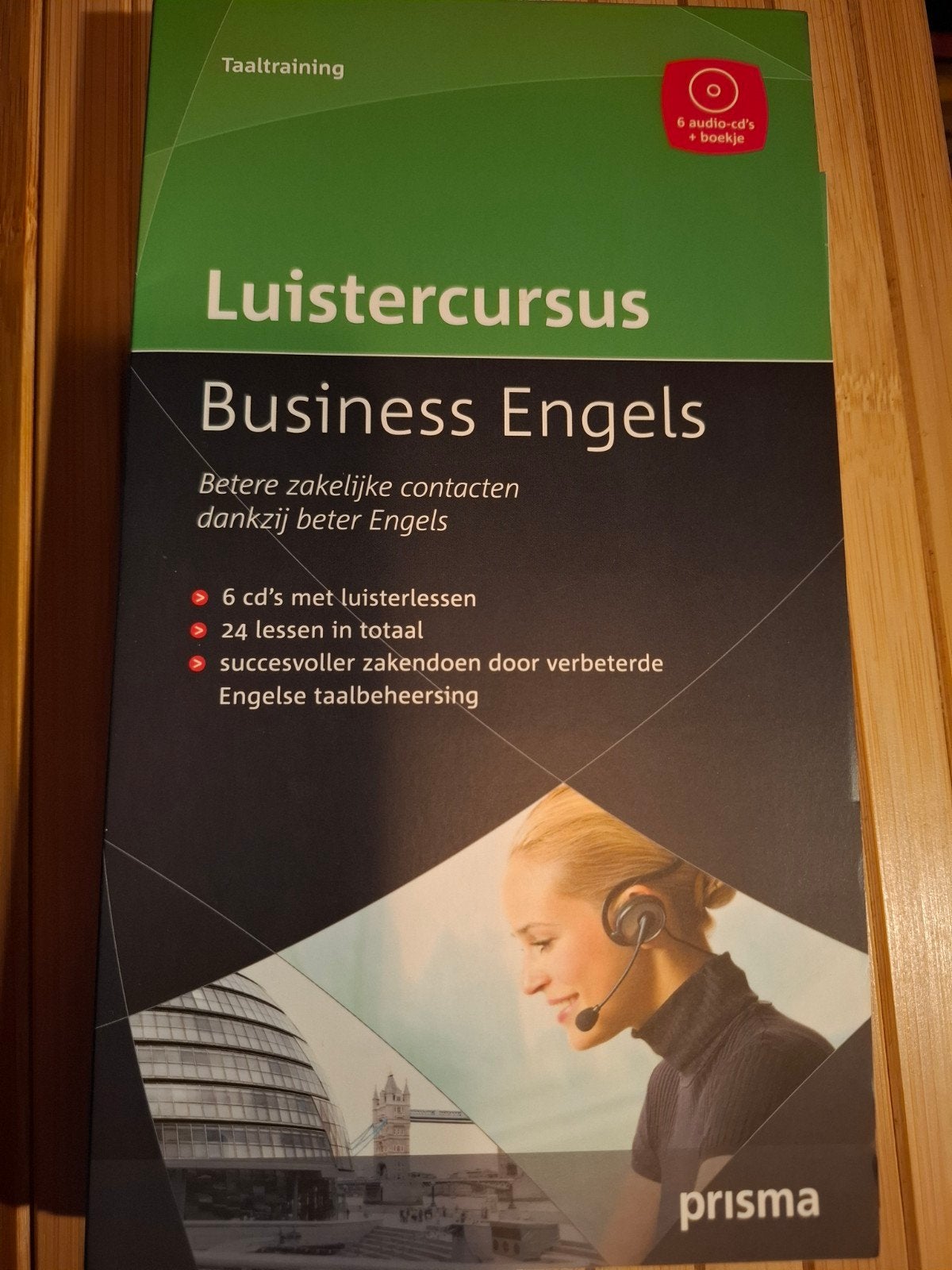 Luistercursus Business Engels met 6 audio-cd's en boekje, Verzenden
