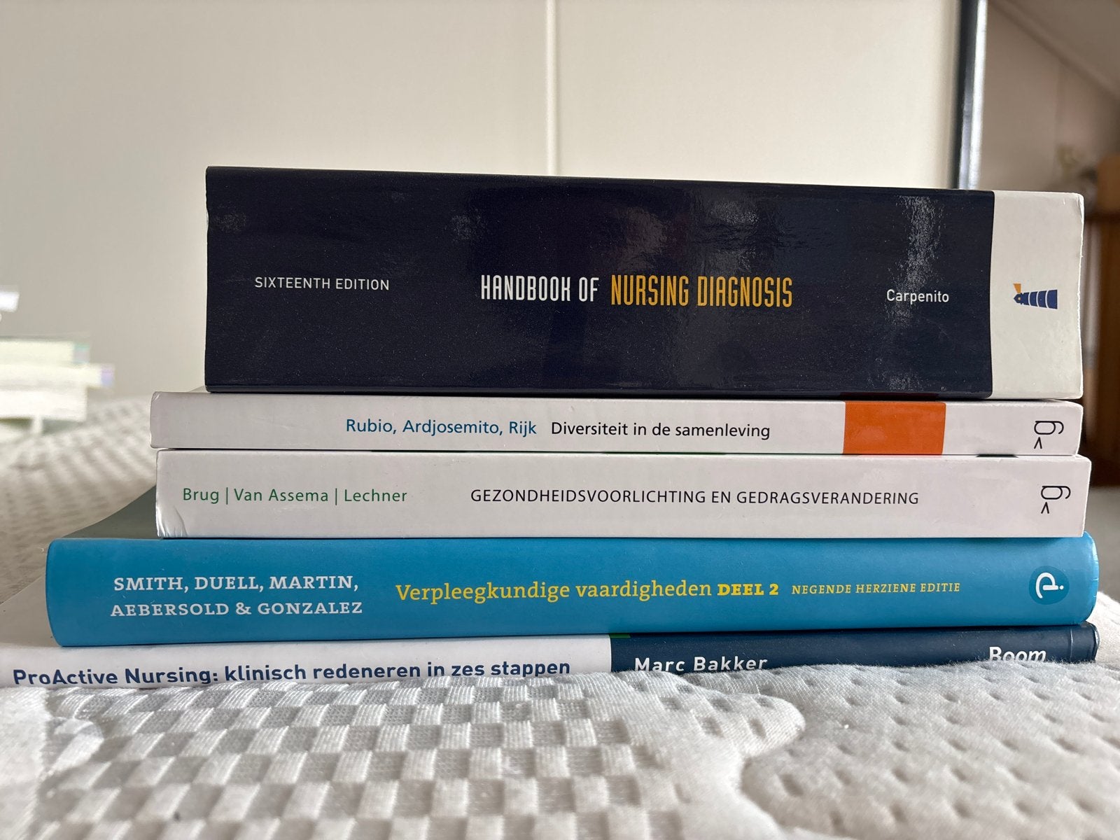 Diverse HBO-V boeken: Verpleegkunde, Gezondheid & meer, Boeken, Ophalen of Verzenden, Beta, Gelezen, HBO