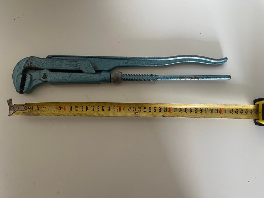 Gedore 175-1/2 Waterpomptang - pijphoektang 42 cm lang, Ophalen, Gebruikt