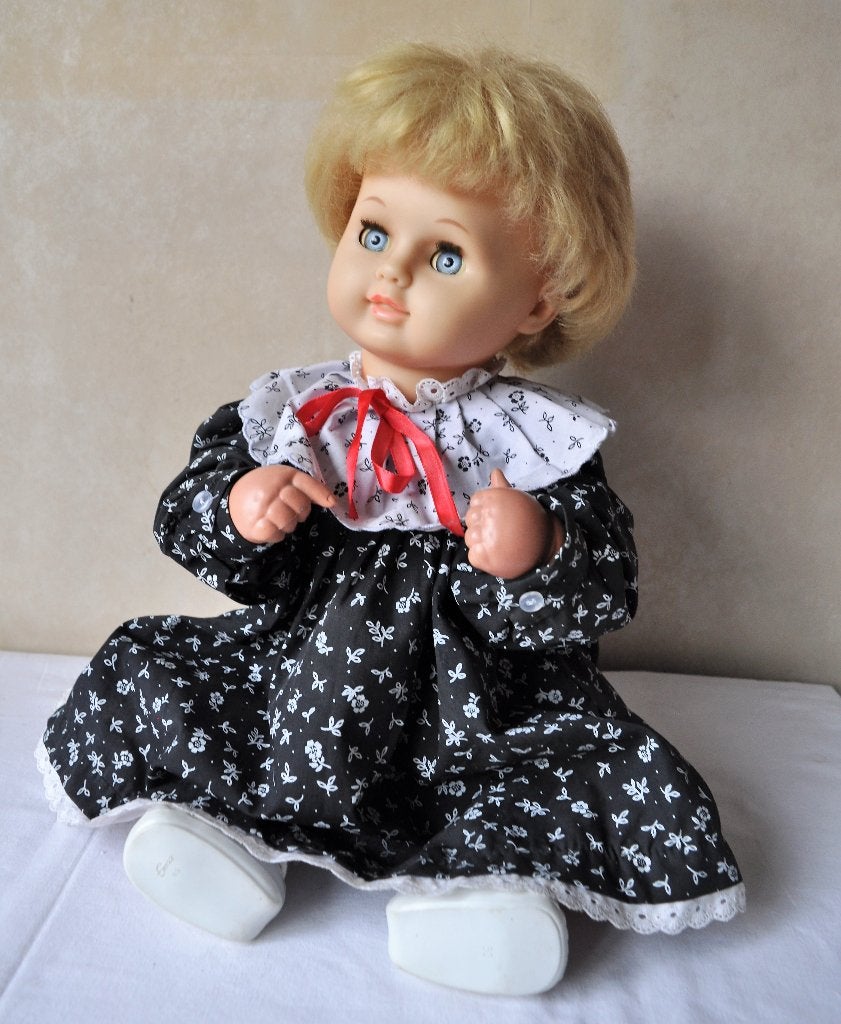 Vintage Grote Pop 50 cm, Verzamelen, Ophalen, Gebruikt, Pop