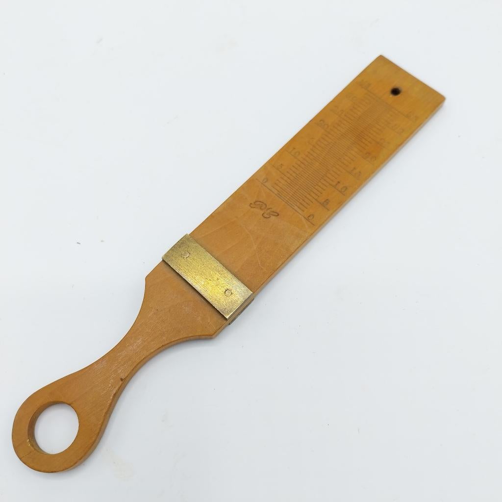 Horlogemakers Schaalmeetlatje (ML), Antiek en Kunst, Antiek | Gereedschap en Instrumenten, Ophalen of Verzenden