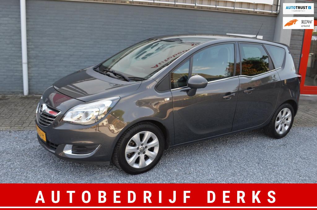 Opel Meriva 1.4 Turbo Cosmo Airco Navi 5DRS Nieuwstaat Garan, Auto's, Voorwielaandrijving, Gebruikt, 4 cilinders, Leder en Stof