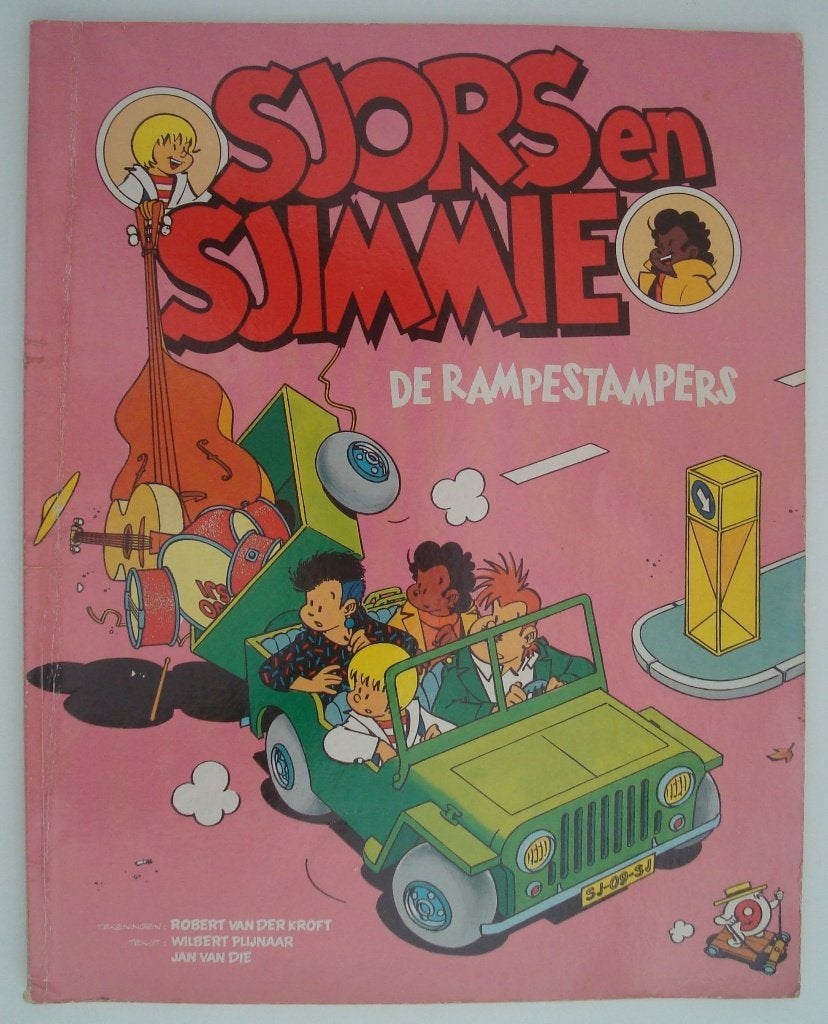 Sjors en Sjimmie - 9 De Rampestampers (1985) --misdruk--, Eén stripboek, Ophalen, Gelezen