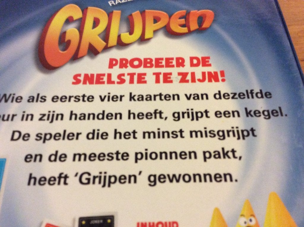 Foto 5 van Grijpen! het supersnelle kaartspel. van King