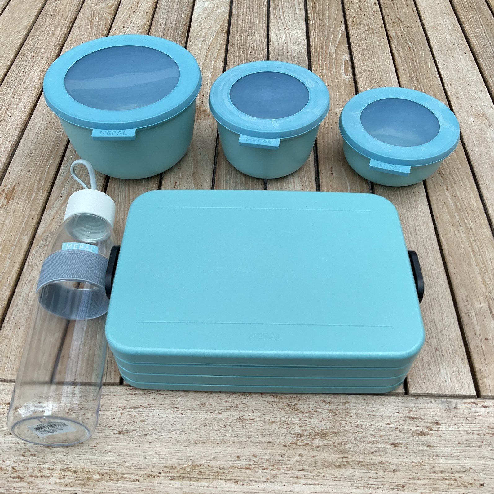 TE KOOP AANGEBODEN: NIEUW!!!  MOOIE SET VAN MEPAL, Huis en Inrichting, Keuken | Keukenbenodigdheden, Ophalen of Verzenden, Nieuw