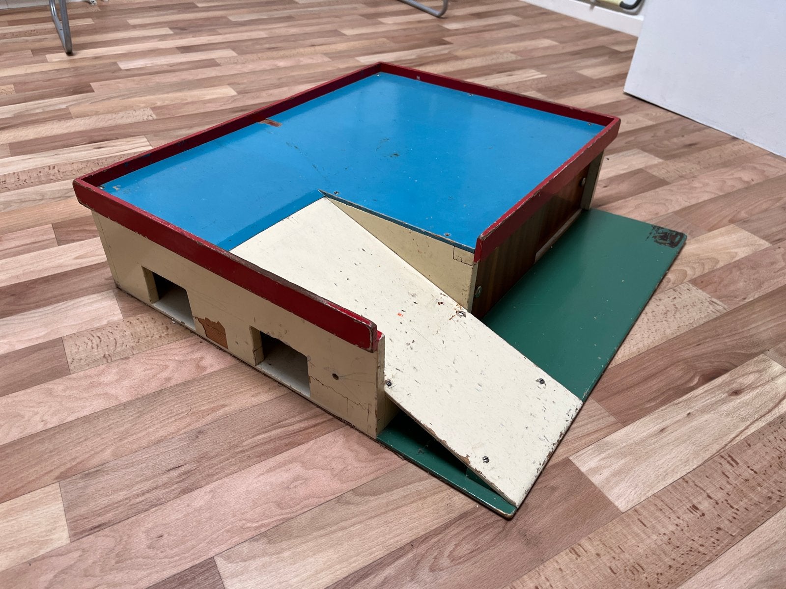 Houten Speelgoed Garage, Ophalen, Gebruikt, Overige typen