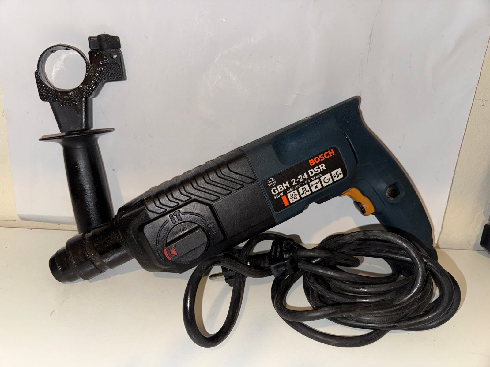Bosch GBH 2-24 DSR Boorhamer met koffer, Boor- en/of Breekhamer, Ophalen of Verzenden, Klopboormechanisme, Gebruikt