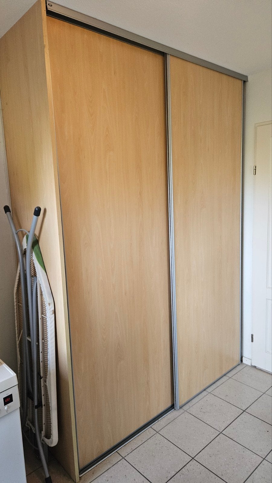 2 Schuifdeuren/schuifwanden met rails - 250x82 cm, Gebruikt, 200 cm of meer, 150 tot 200 cm, Met deur(en)