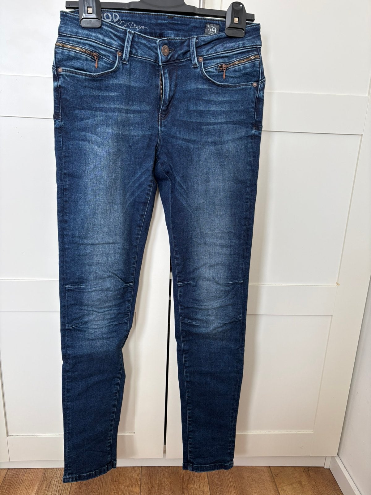M.O.D. Jeans Eva blauw maat W29-L32 zgan., Blauw, Miracle of Denim, Ophalen of Verzenden, Zo goed als nieuw