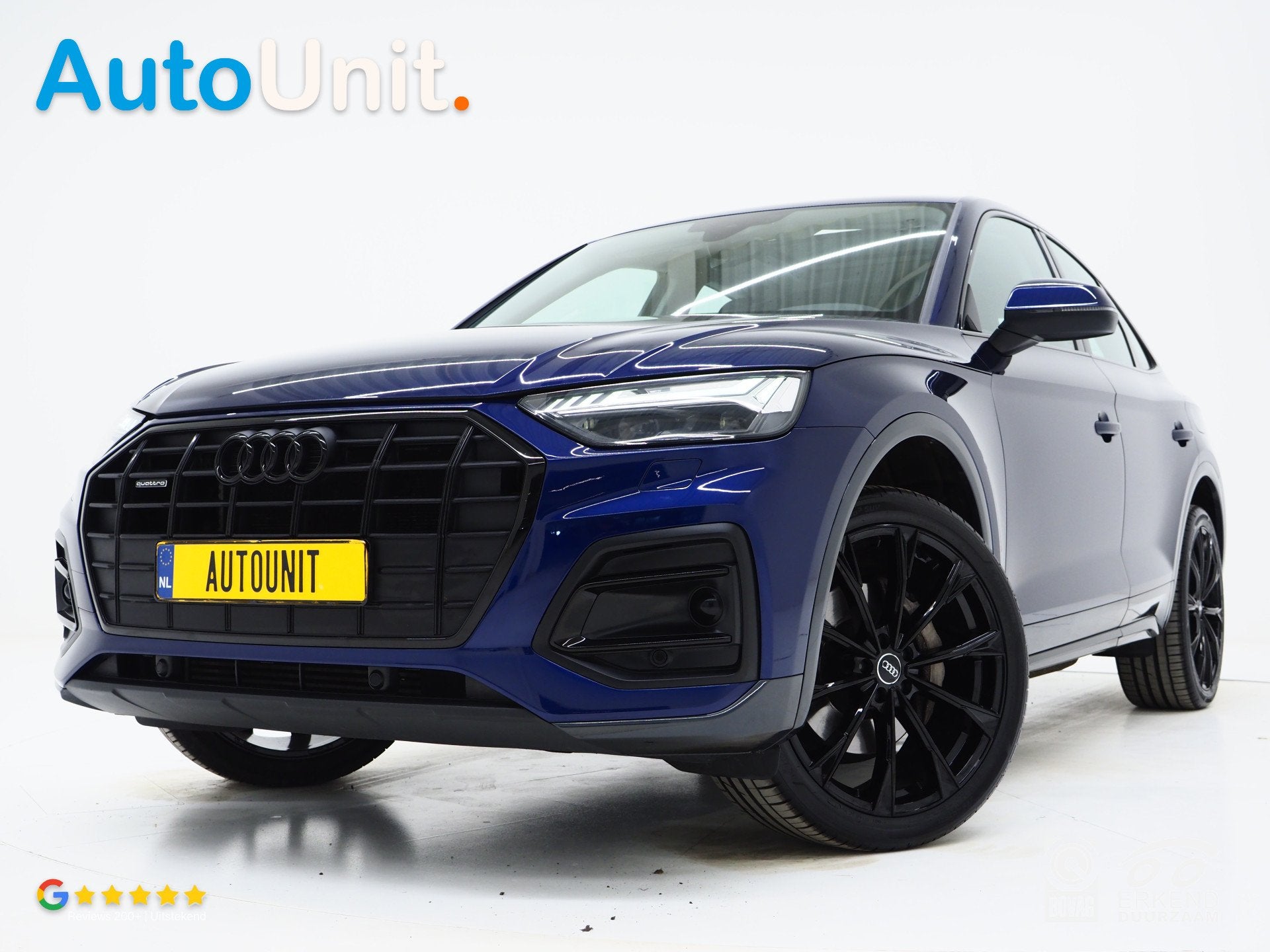 Audi Q5 Sportback 50 TFSI e Full Black | Panoramadak | Trekh, Auto's, Automaat, Gebruikt, Zwart, 4 cilinders