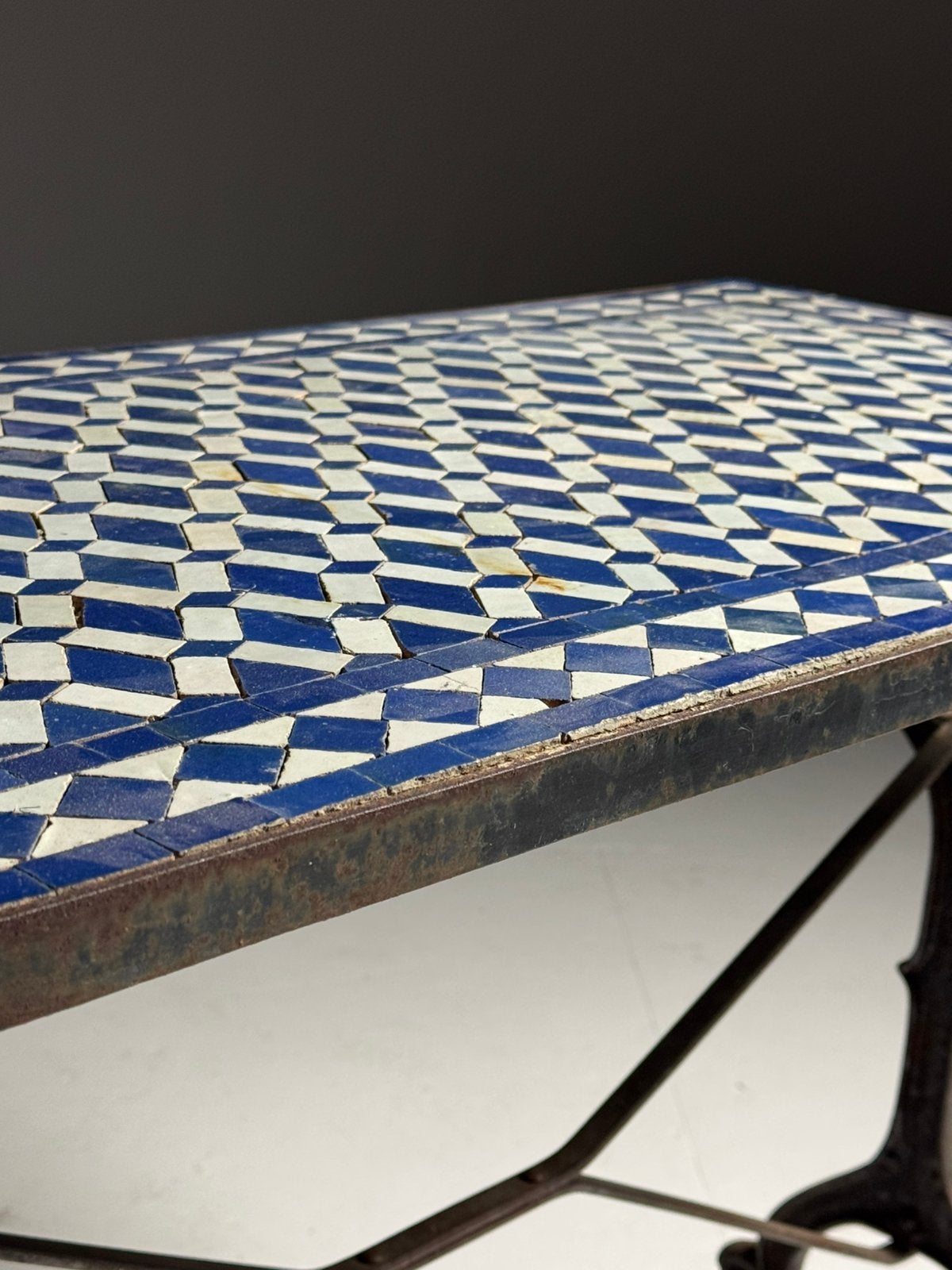 Sidetable mozaiek gietijzer, Ophalen of Verzenden