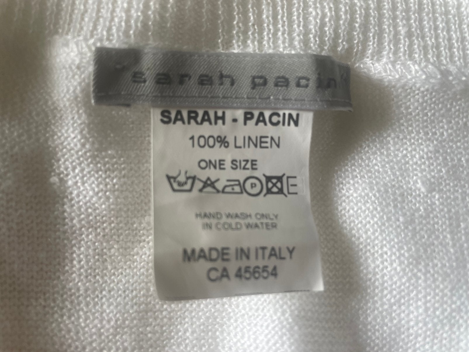 Top(truitje) Sarah Pacini, Maat 38/40 (M), Wit, Ophalen of Verzenden, Zo goed als nieuw