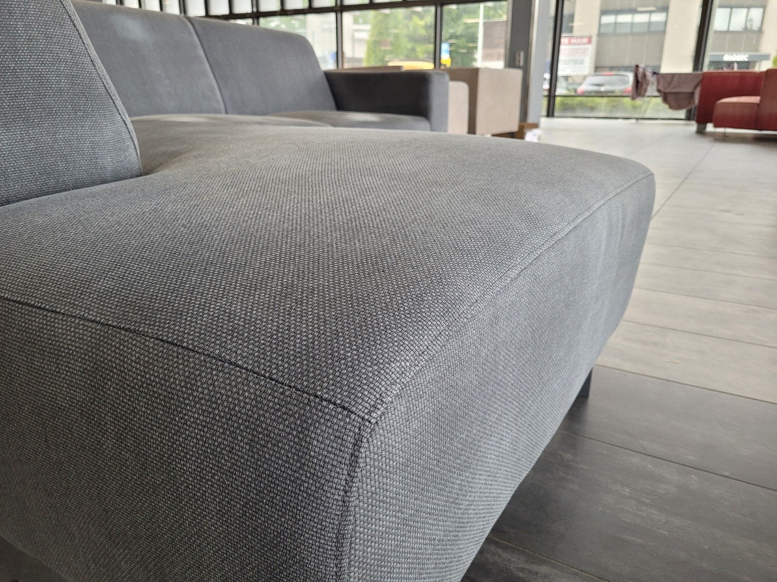 Foto 3 van ✅️️ GEREINIGD jeans grijze hoekbank 280x220 | BEZORGEN