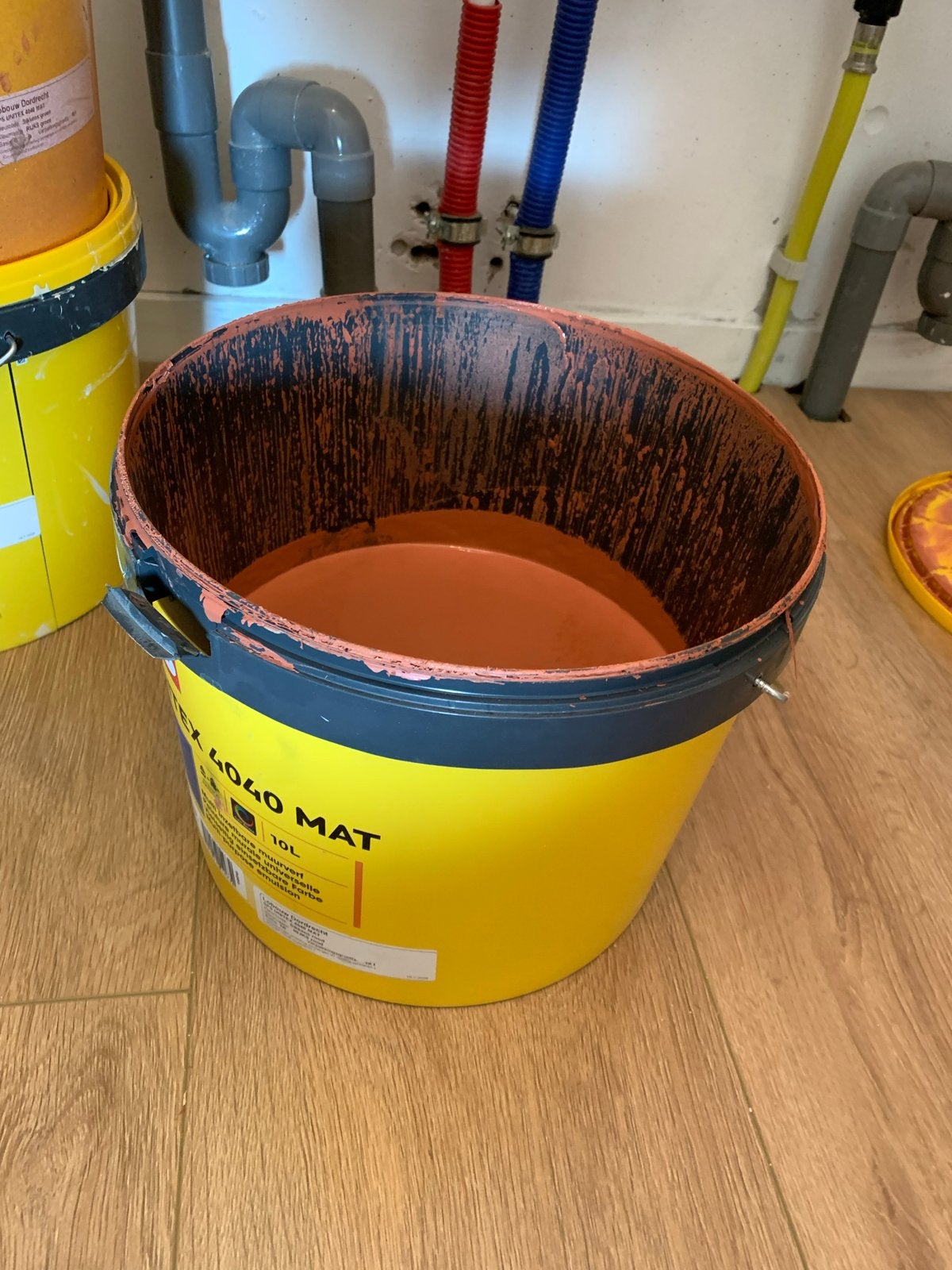Restant muurverf Sikkens RIJKS Rood 3L - SPS Unitex 4040 Mat, Ophalen, Overige kleuren, Minder dan 5 liter, Verf