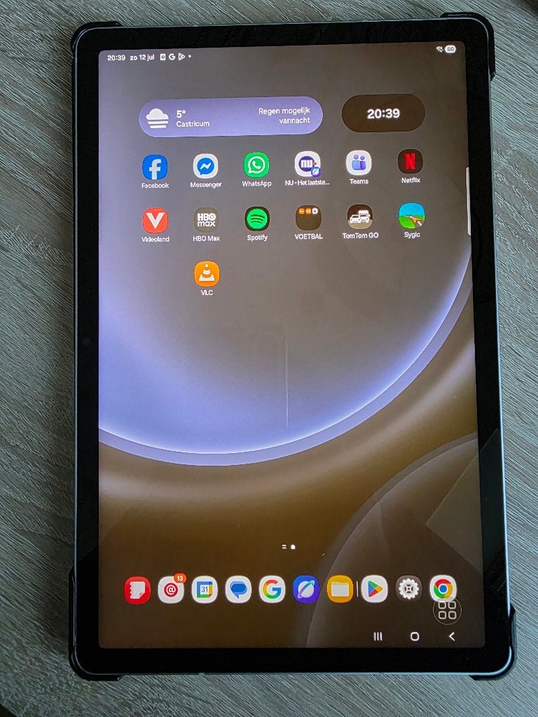 Samsung Galaxy tab S9 FE 128 Gb Wifi (zilvergrijs), Computers en Software, Android Tablets, 10 inch, Ophalen of Verzenden, Zo goed als nieuw